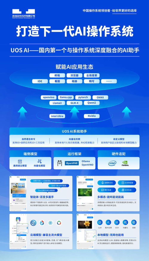 國產AI操作系統孵化成熟，統信UOS開啟AI應用軟件開發新篇章